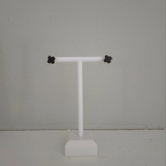 NWOT Rachel Zoe Van Cleef Inspired Earrings - Picture 3 of 3